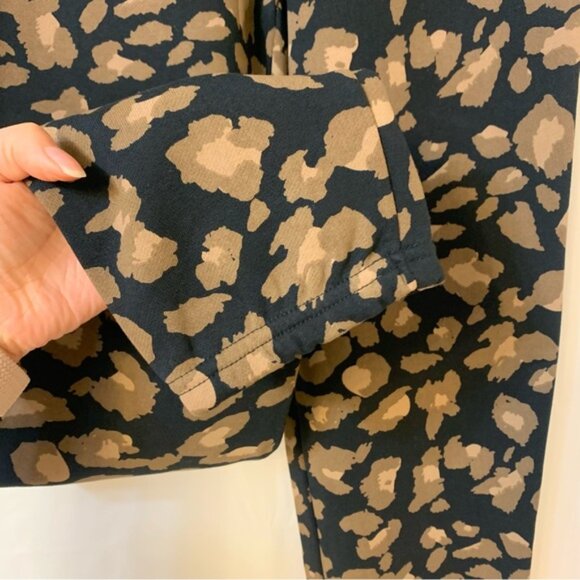 Brunette The Label Best Friend High Rise Jogger Black Leopard XS/S NWT - Picture 4 of 10